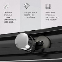 Душевой уголок AM.PM Like W83UG-315-090CG 90x90 профиль хром, стекло тонированное