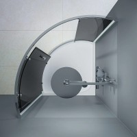 Душевой уголок AM.PM Like W83UG-315-090CG 90x90 профиль хром, стекло тонированное