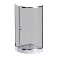 Душевой уголок AM.PM Like W83UG-315-090CG 90x90 профиль хром, стекло тонированное