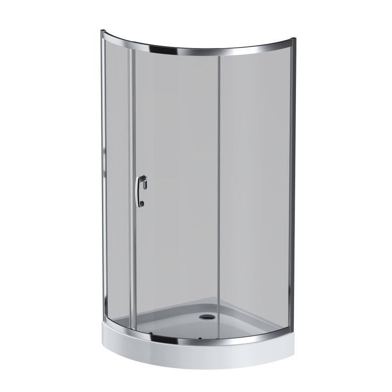 Душевой уголок AM.PM Like W83UG-315-090CG 90x90 профиль хром, стекло тонированное