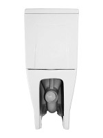 Унитаз-компакт напольный AZARIO Joy AZ-2168-UQ3 безободковый, с микролифтом, глянцевый белый