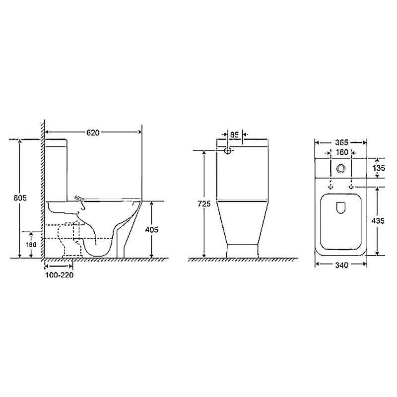 Унитаз-компакт напольный AZARIO Joy AZ-2168-UQ3 безободковый, с микролифтом, глянцевый белый