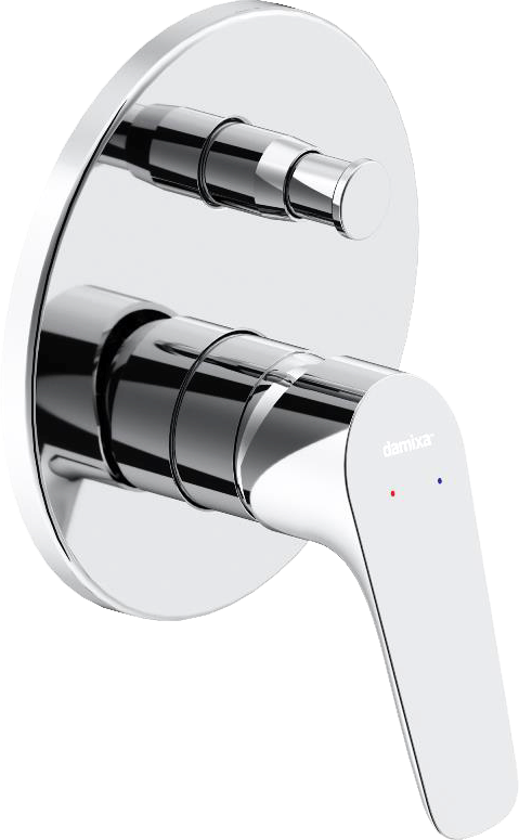 Встраиваемый смеситель для душа и ванны Damixa Jupiter 777100000 С ВНУТРЕННЕЙ ЧАСТЬЮ, хром