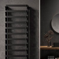 Полотенцесушитель электрический Irsap Step-E 125,5х50, черный хром