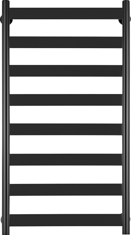 Полотенцесушитель электрический Secado Комано 2 105x55 см, подключение справа, матовый черный, лесенка