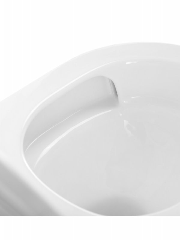 Унитаз подвесной BelBagno Compatto BB003CH-TOR/SC безободковый, с микролифтом, глянцевый белый