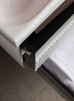 Тумба с раковиной Aquanet Альтера 100 подвесная, белая матовая