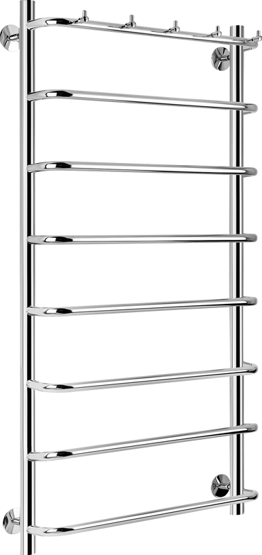 Полотенцесушитель электрический Secado Мерида 1 К 105x55 см, подключение справа, глянцевый хром, лесенка
