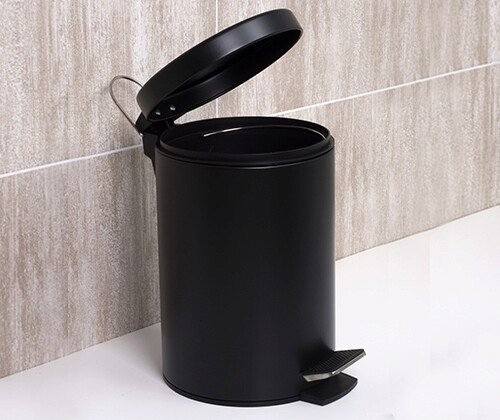 Мусорное ведро Wasserkraft Elbe K-7200 K-635BLACK 5 л