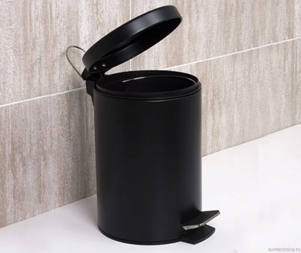 Мусорное ведро Wasserkraft Elbe K-7200 K-635BLACK 5 л