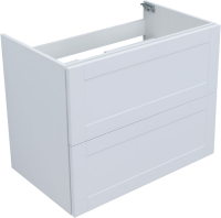 Тумба с раковиной Aquanet Терра 80 подвесная, белая матовая