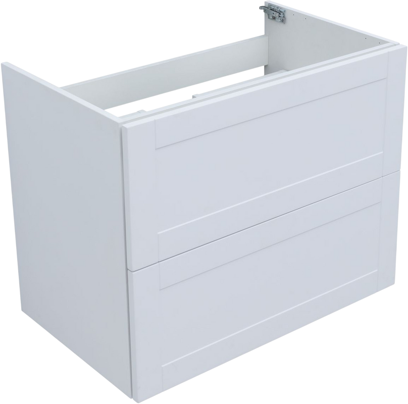 Тумба с раковиной Aquanet Терра 80 подвесная, белая матовая