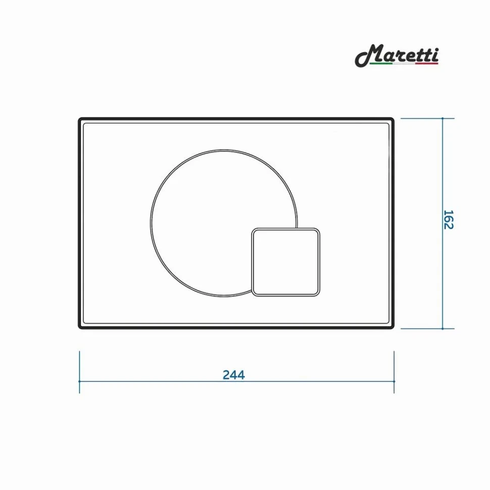 Комплект Maretti 3 в 1: унитаз UM10PBM76-844, инсталляция AC11P5211, кнопка AC12EA-740