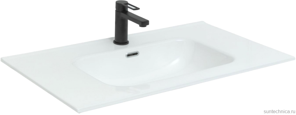 Тумба с раковиной Aquanet Джейн (Flat) 80 подвесная, мисти грин