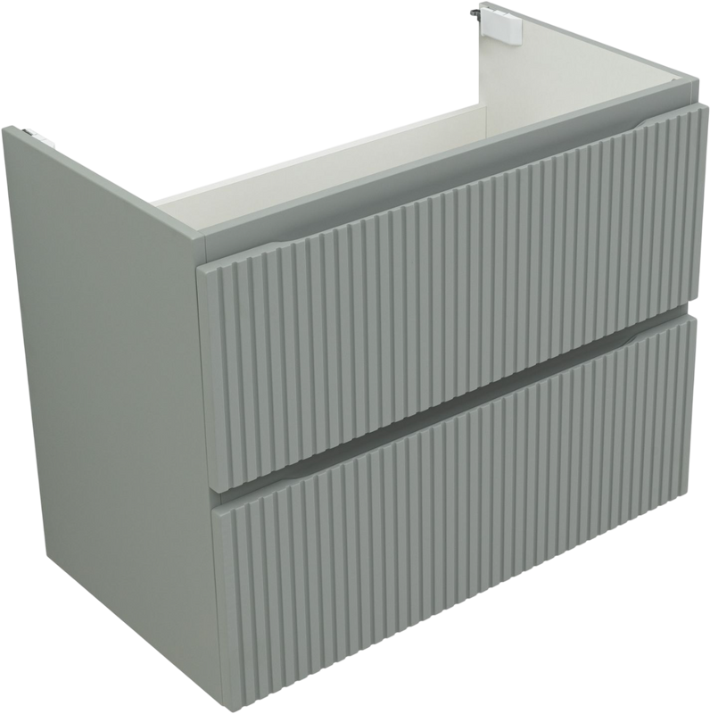 Тумба с раковиной Aquanet Джейн (Flat) 80 подвесная, мисти грин