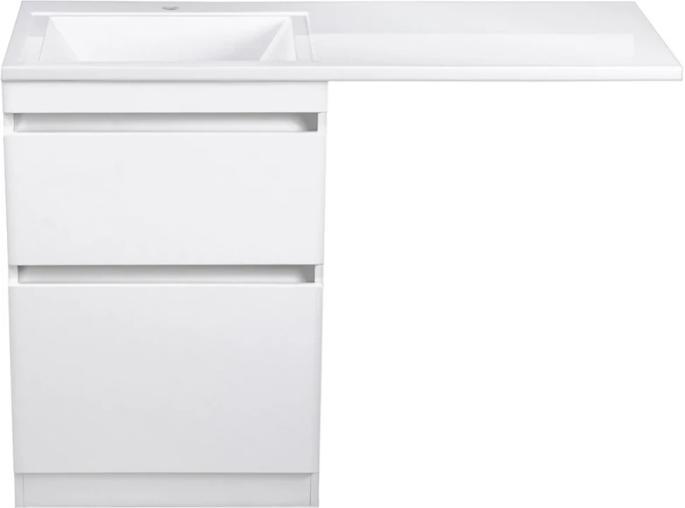 Мебель для ванной комнаты Style Line Даллас 120 L Люкс Plus напольная, белая, зеркало DIWO Дмитров