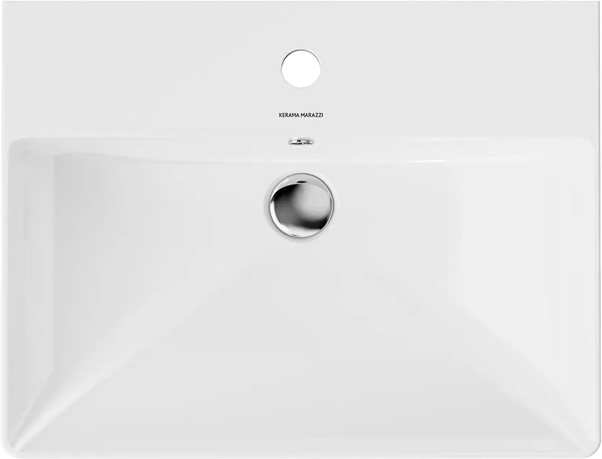 Тумба с раковиной KERAMA MARAZZI Pro 55 подвесная,с двумя ящиками, матовая белая