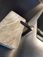 Смеситель для раковины AltroBagno Aperto 010211 NeOr черный, золото