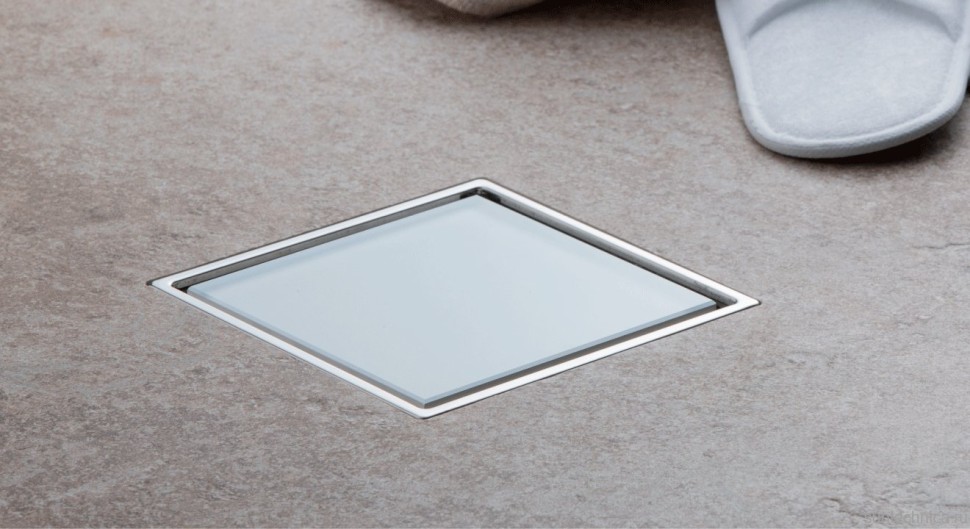 Душевой трап Pestan Confluo Standard White Glass 1, 15x15