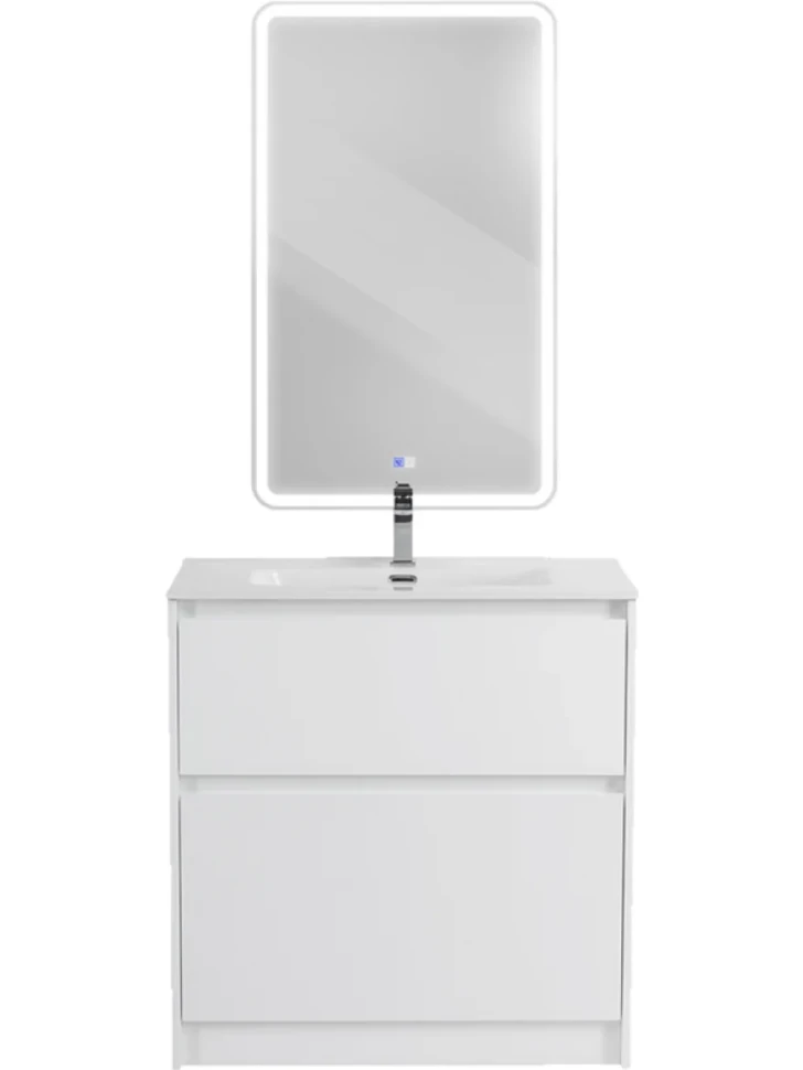 Мебель для ванной комнаты BelBagno Kraft 39 80 напольная, bianco opaco