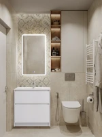 Мебель для ванной комнаты BelBagno Kraft 39 80 напольная, bianco opaco