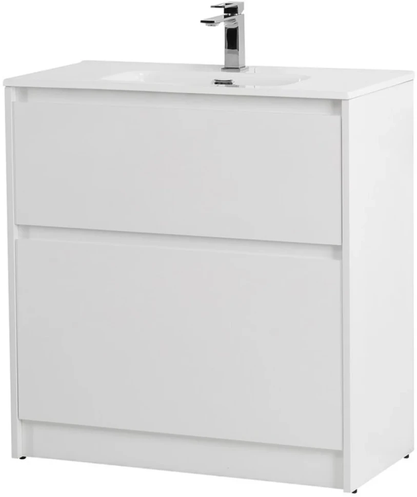 Мебель для ванной комнаты BelBagno Kraft 39 80 напольная, bianco opaco