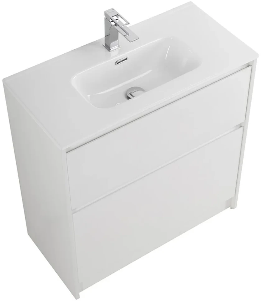 Мебель для ванной комнаты BelBagno Kraft 39 80 напольная, bianco opaco