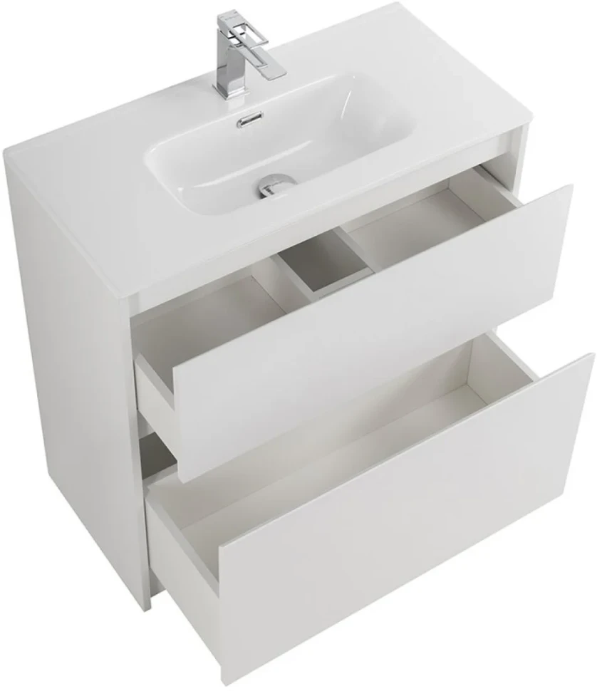 Мебель для ванной комнаты BelBagno Kraft 39 80 напольная, bianco opaco