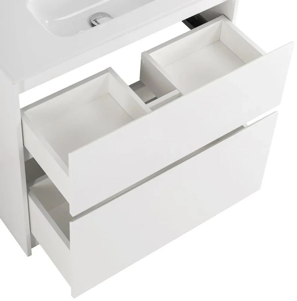 Мебель для ванной комнаты BelBagno Kraft 39 80 напольная, bianco opaco