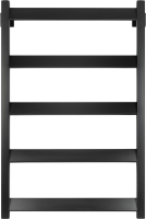 Полотенцесушитель электрический Secado Комано Grado 80х50 80x55 см, подключение справа, черный матовый, лесенка