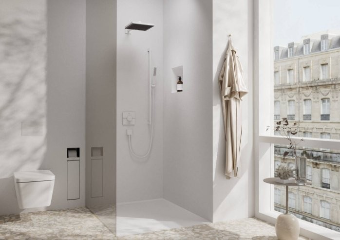 Крючок Hansgrohe AddStoris 41742700 матовый белый