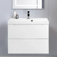 Тумба под раковину BelBagno Vittoria 80 подвесная, bianco lucido