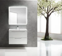 Тумба под раковину BelBagno Vittoria 80 подвесная, bianco lucido