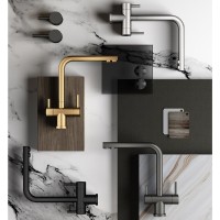 Смеситель для кухни с подключением фильтра Splenka S70.61.09, графит