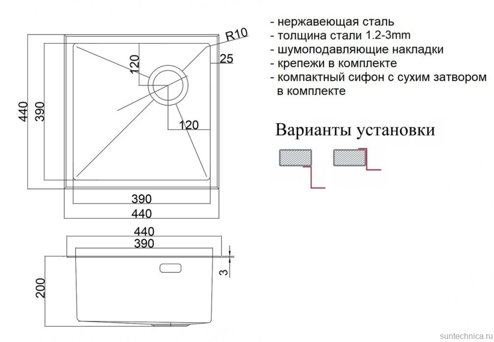 Кухонная мойка ZorG LUX 4444 BRONZE