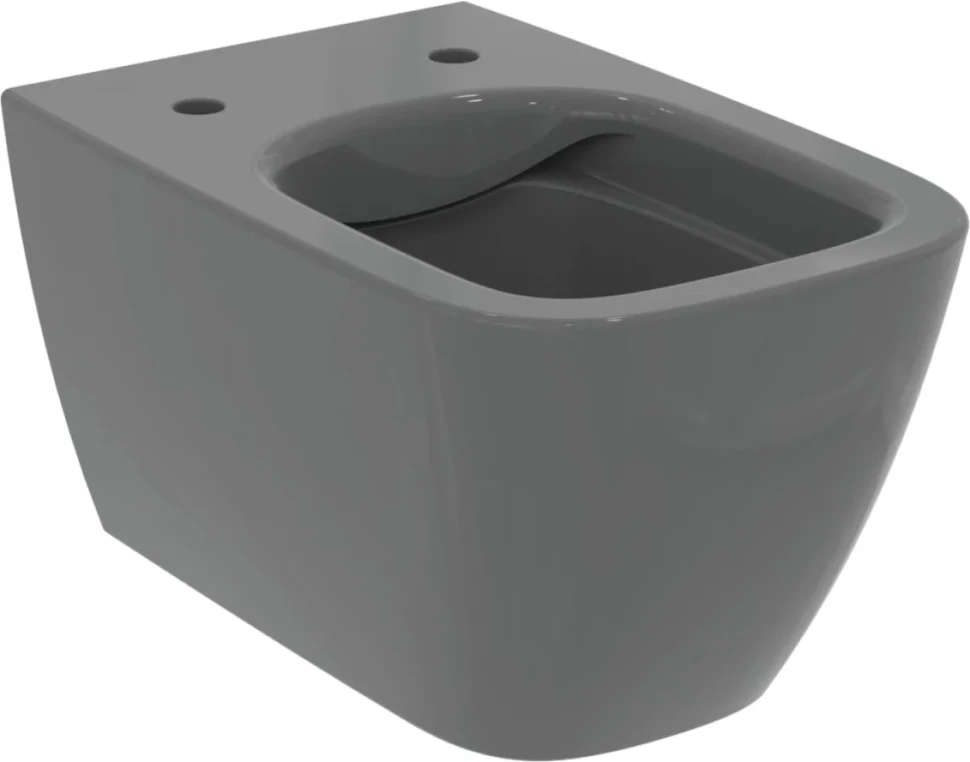 Унитаз подвесной Ideal Standard I Life B T533058 безободковый, с микролифтом, технология RimLS+, серый