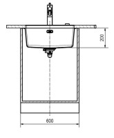 Мойка кухонная Franke Smart Sirius SID 110-50 черный карбон