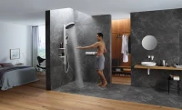 Термостатический смеситель встраиваемый Hansgrohe RainSelect 15380700 для душа, белый матовый