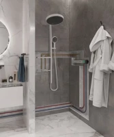 Термостатический смеситель встраиваемый Hansgrohe RainSelect 15380700 для душа, белый матовый