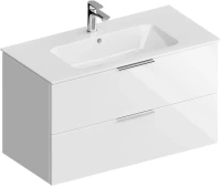 Мебель для ванной комнаты KERAMA MARAZZI Piano Forte 95 подвесная, белая глянцевая