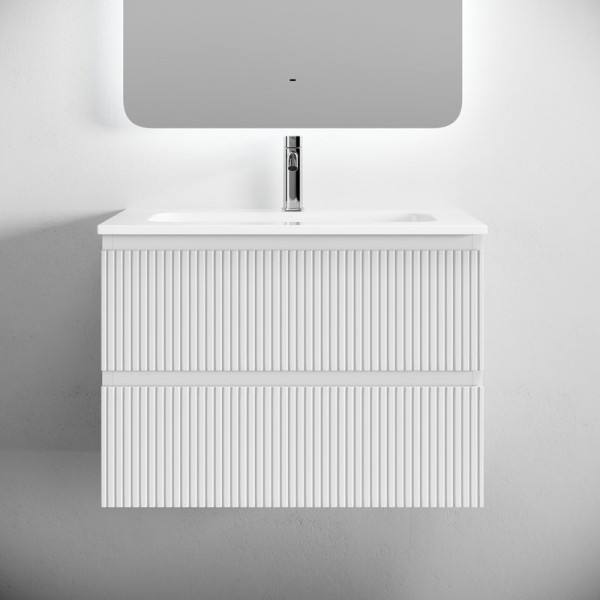 Тумба с раковиной Sancos Snob T 70 подвесная, bianco, раковина CN7031