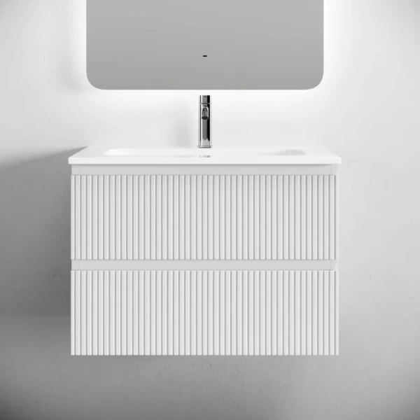 Тумба с раковиной Sancos Snob T 70 подвесная, bianco, раковина CN7031