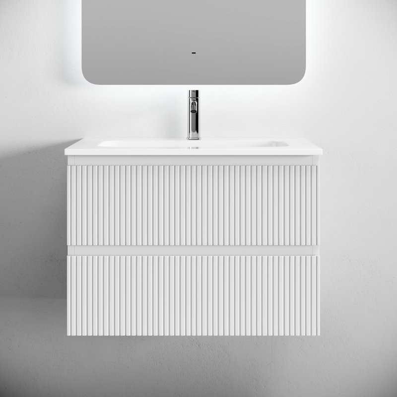 Тумба с раковиной Sancos Snob T 70 подвесная, bianco, раковина CN7031