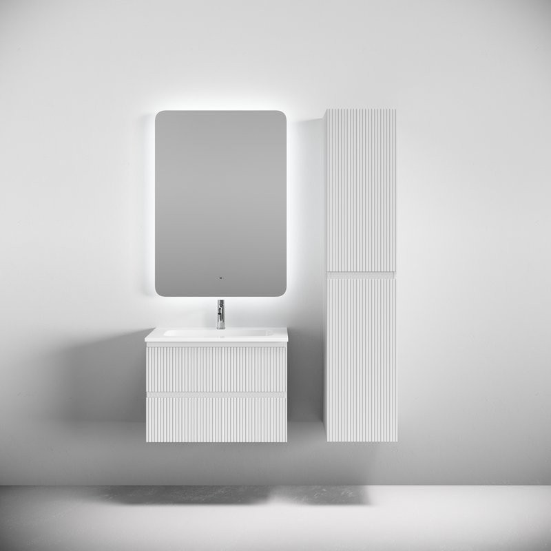 Тумба с раковиной Sancos Snob T 70 подвесная, bianco, раковина CN7031