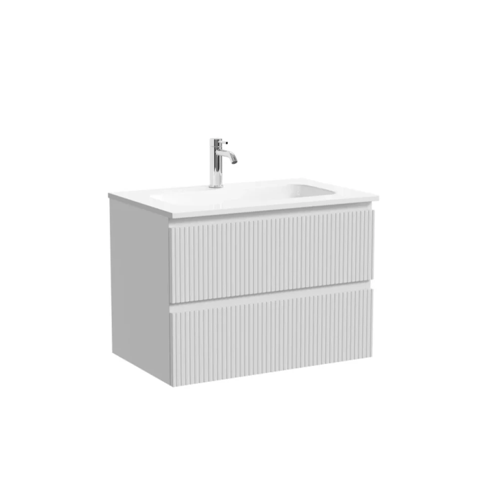 Тумба с раковиной Sancos Snob T 70 подвесная, bianco, раковина CN7031
