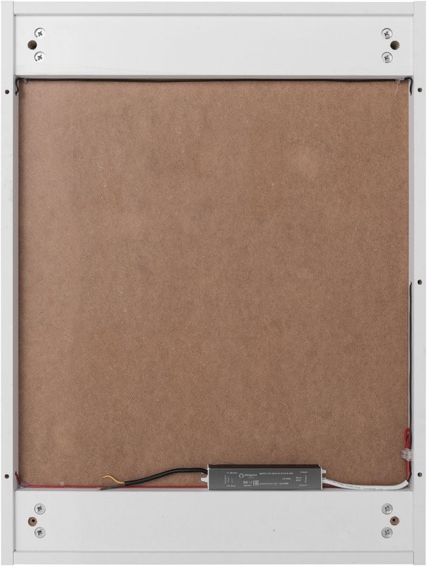 Зеркало-шкаф Aquanet Оптима 60х80 LED с подсветкой, с антизапотевателем, белый