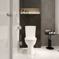 Унитаз-компакт напольный Norm Himmel 9864B099-7207 с микролифтом, безободковый