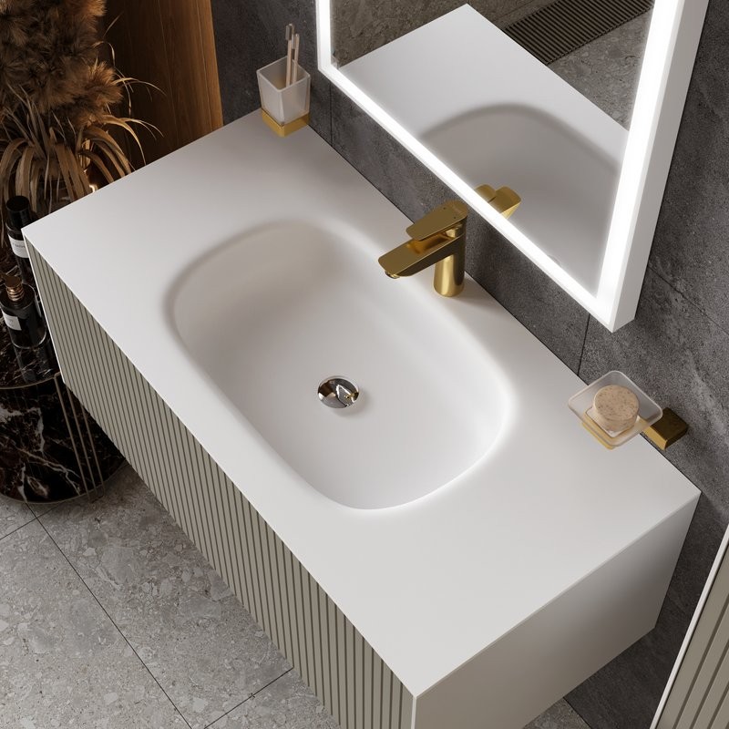 Смеситель для раковины Hansgrohe Talis E 71712990 полированное золото