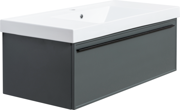 Тумба с раковиной La Fenice Elba 100 серая