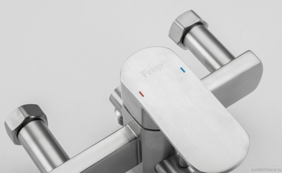 Смеситель с длинным изливом для ванны Frap F22805 сатин